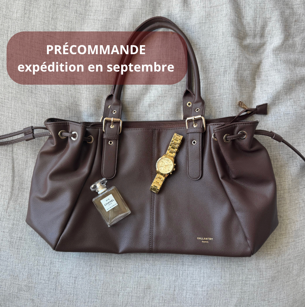 PRÉCOMMANDE Sac Moka 🧋 marron - expédition en septembre