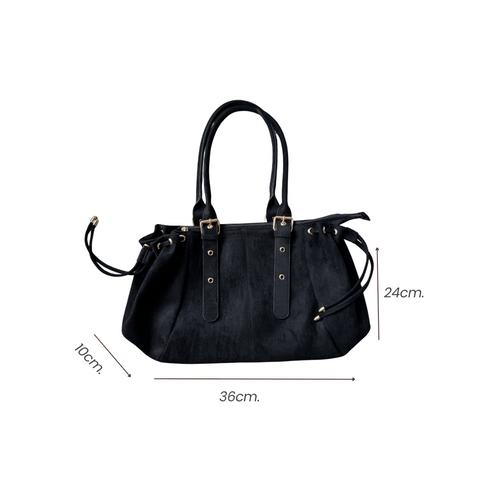Sac Cherry 🍒 en suédine noir
